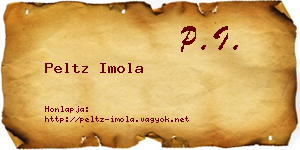 Peltz Imola névjegykártya
